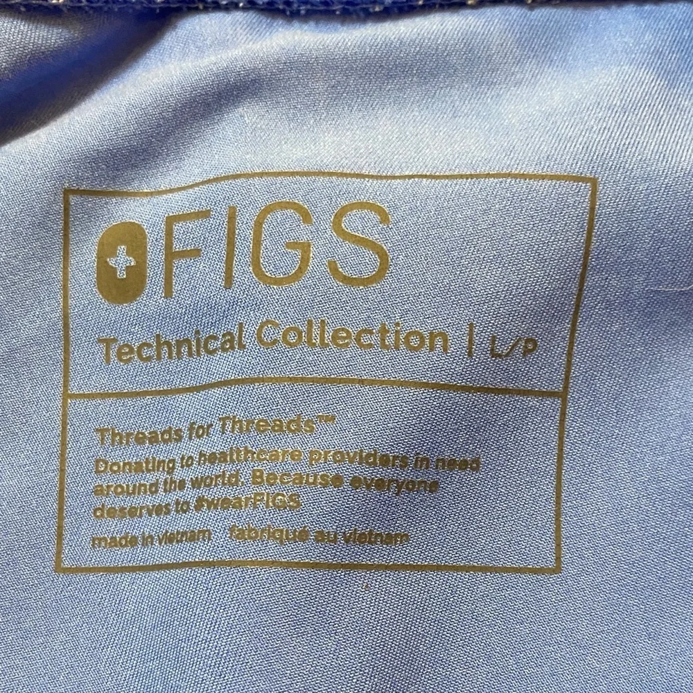 Figs men’s Blue scrub pants with Drawstring size L